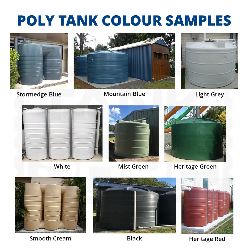 5000L Round Poly Water Tank (1100 gallon/5000 Litre) South East QLD