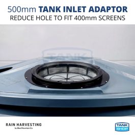 500mm Tank Inlet Adaptor - installation example