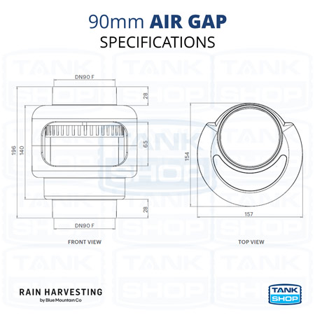 90mm Air Gap (TAAG01) specifications