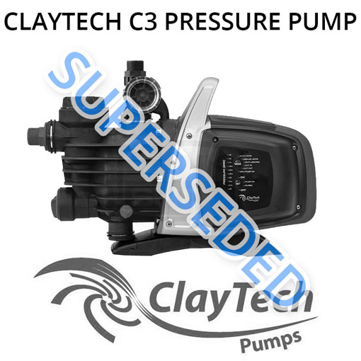 ClayTech C3 Rainwater Pressure Pump External Jet