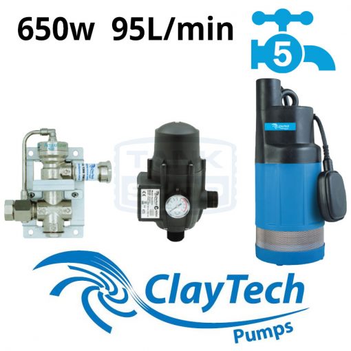 ClayTech CMS8A In-Tank Rainwater Management System Rain-to-Mains Switch