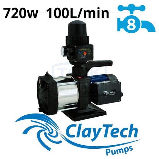 ClayTech Inox 240A Rainwater Pressure Pump External Multi-Stage