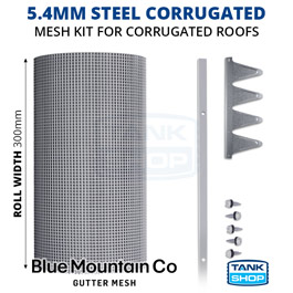 5.4mm Steel Trimdek Gutter Mesh - Blue Mountain