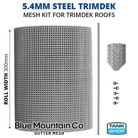 5.4mm Steel Trimdek Gutter Mesh - Blue Mountain