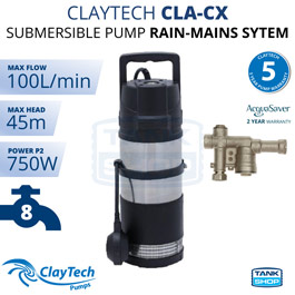 ClayTech CLA-CX Submersible Pump Rain to Mains System