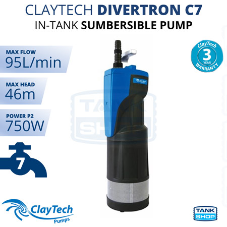 Claytech Divertron C7 In-Tank Pressure Pump