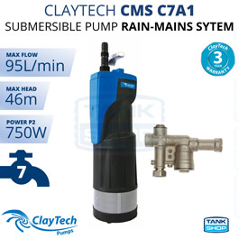 ClayTech DiverTron CMS C7A1 In-Tank Rainwater Management System