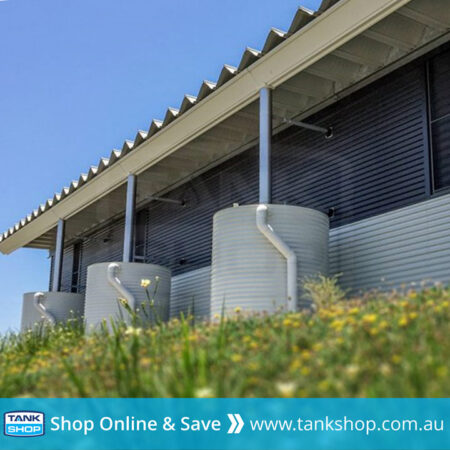 Commercial colorbond steel rainwater tanks