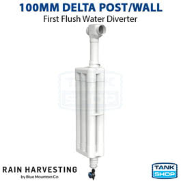 100mm First Flush Delta Post/Wall-100mm (WDPW10)