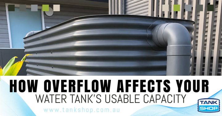 How overflow affects your water tank capacity