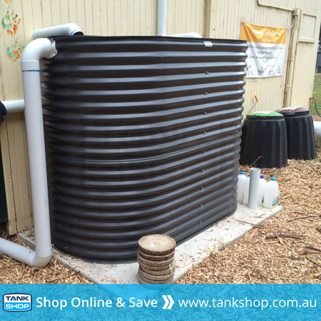 Slimline steel tank for rainwater harvesting