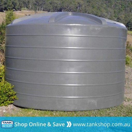 QTank 22,700 litre round poly tank (5,000 gallon) installed (Basalt)
