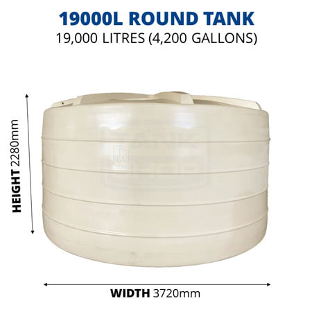 19000L Round Poly Tank (QTank)