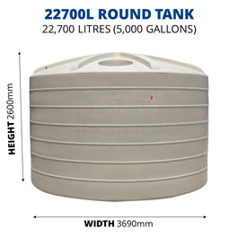 22700L Round Poly Tank (QTank)