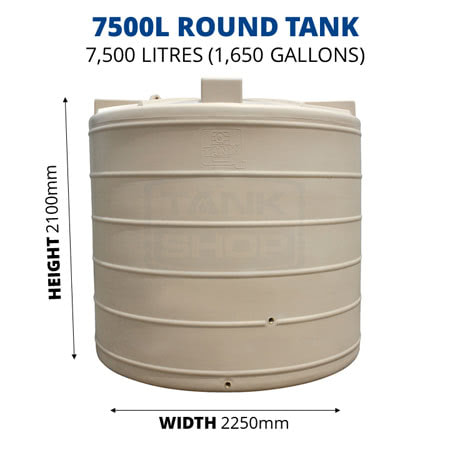 7500L Round Poly Tank (QTank)