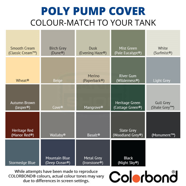 QTank Pump Cover - available colours