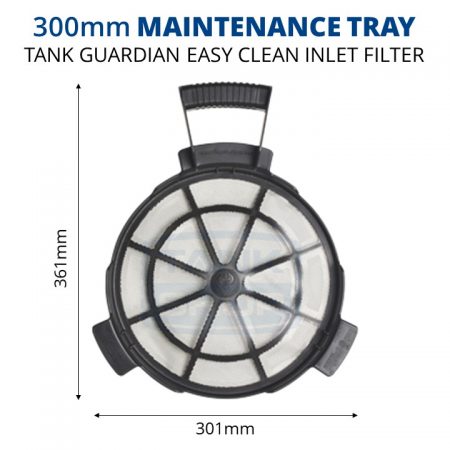 Rain Harvesting 300mm Tank Maintenance Tray dimensions