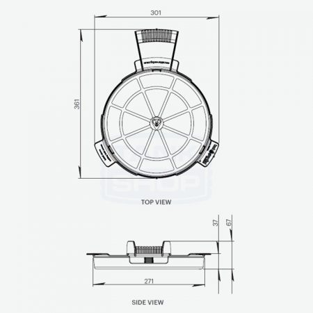 Rain Harvesting 300mm Tank Maintenance Tray