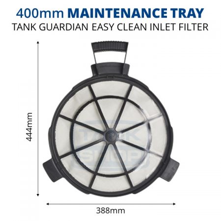 Rain Harvesting 400mm Tank Maintenance Tray dimensions