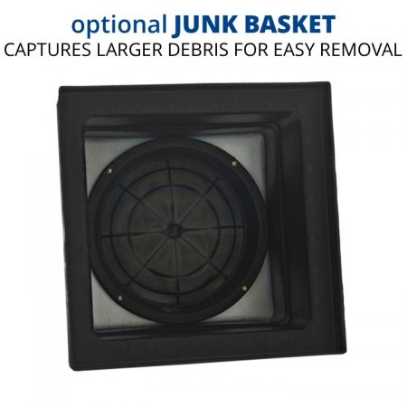 Rain Harvesting 560mm Filter Pit Optional Junk Basket