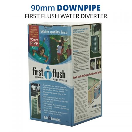 Rain Harvesting 90mm Downpipe First Flush Water Diverter