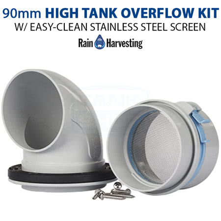 90mm Easy-Clean High Tank Overflow Kit (TATO31)