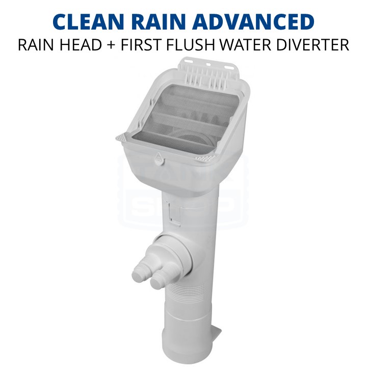 Clean Rain Advanced Rain Head/First Flush Downpipe Diverter (Rain