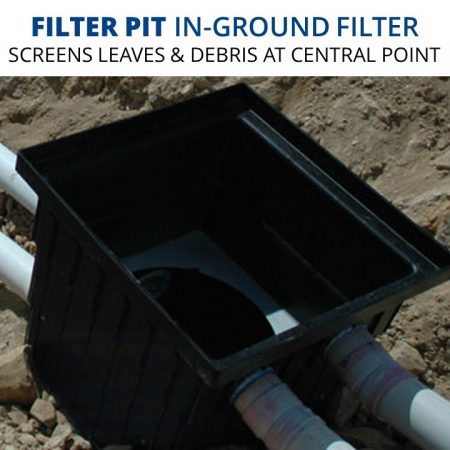 Rain Harvesting Filter Pit In-Ground Fitering System