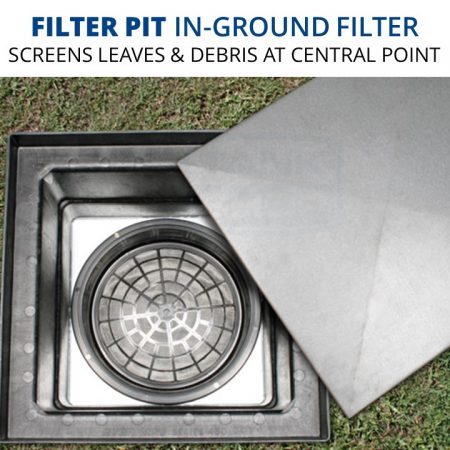 Rain Harvesting Filter Pit In-Ground Fitering System