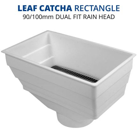 Leaf Catcha Rectangle Rain Head (RHLC01)