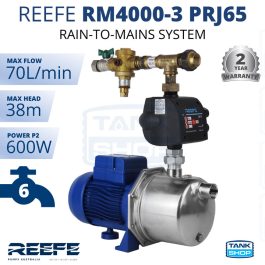 REEFE RM4000-3 Rain-Mains System with PRJ65 Jet Pump