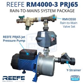 What's included in REEFE RM4000-3 Rain-Mains System with PRJ65 Jet Pump
