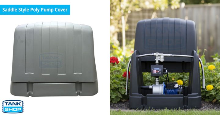 Saddle Style Poly Pump Cover and Base Set for Water Tank Pump
