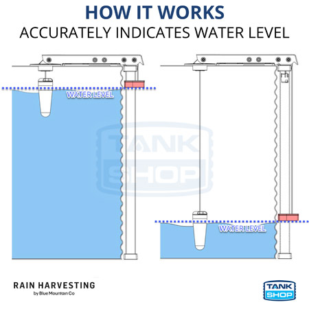 Water Tank Level Indicator Side Wall Guided Tank Gauge TGSW02 How it works