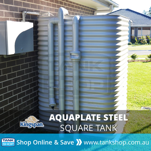 1000 Litre Square AQUAPLATE Steel Water Tank 1000L Kingspan Tank
