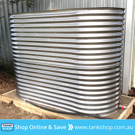 Stainless Steel Slimline Rain Water Tank