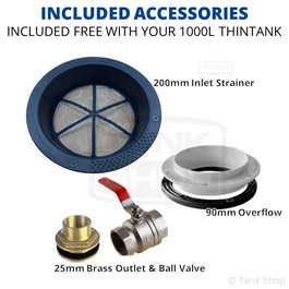 Accessories included with your ThinTank