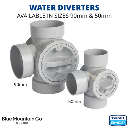 Water Diverter - 90mm HW0001, 50mm HW0002